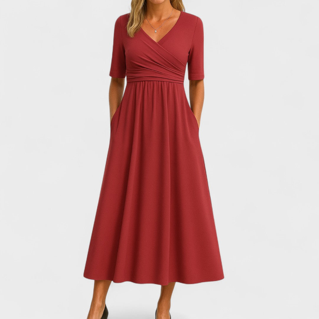 Milina – Elegant Midi Dress for Every Occasion