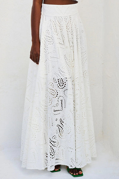 Eliana Two-Piece Set – Summer Look with Maxi Skirt & Embroidery