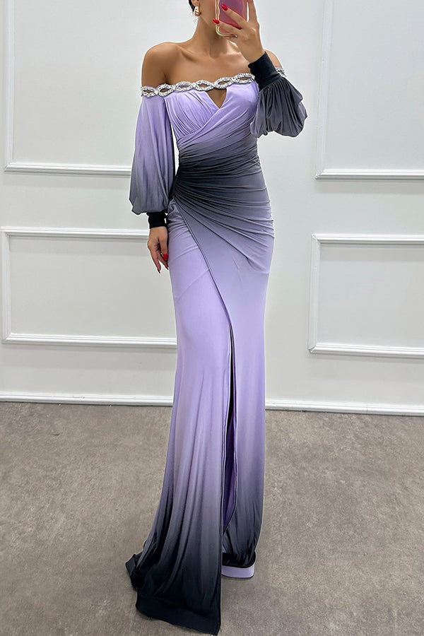 Ombre Elegance Abendkleid