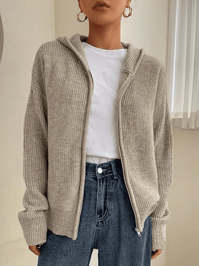 Harper Knit Zip Hoodie