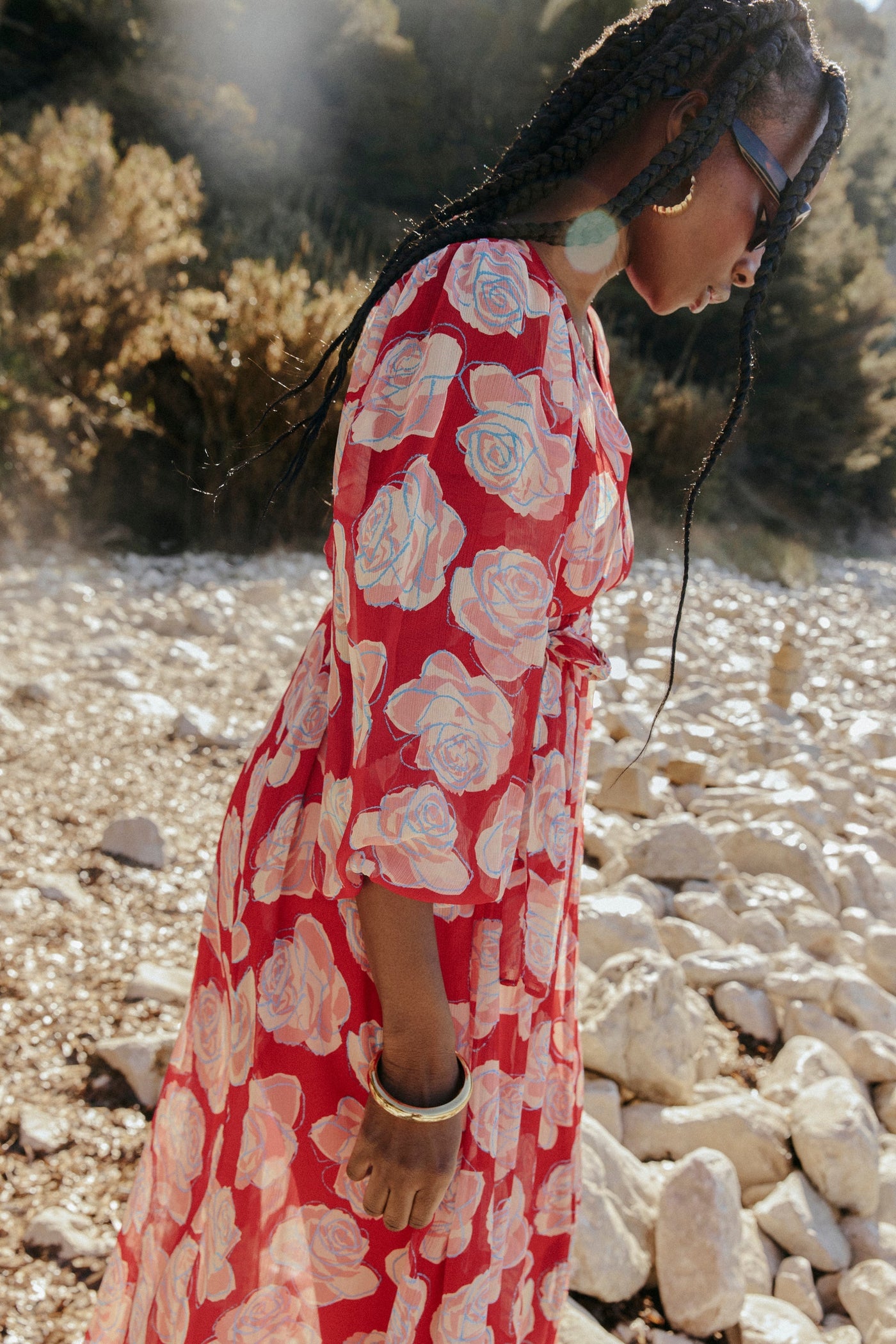Capri Dress – Flowing Elegance from Beach to Sunset