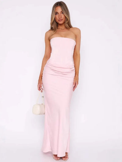 Arwen | Satin Grace Maxi Dress