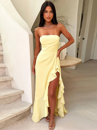 Eira Ruffle Maxi Dress