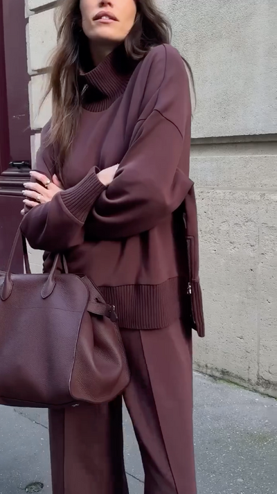 Valeria Luxe Strick-Zweiteiler