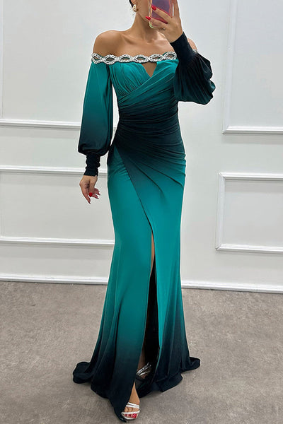 Ombre Elegance Abendkleid