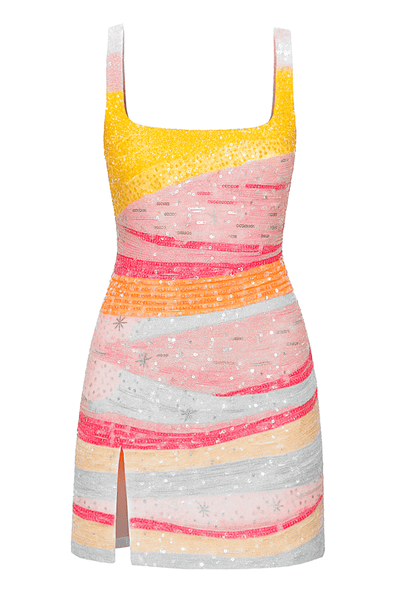 Solara Sequin Dress – Bold, Colourful & Incredibly Soft