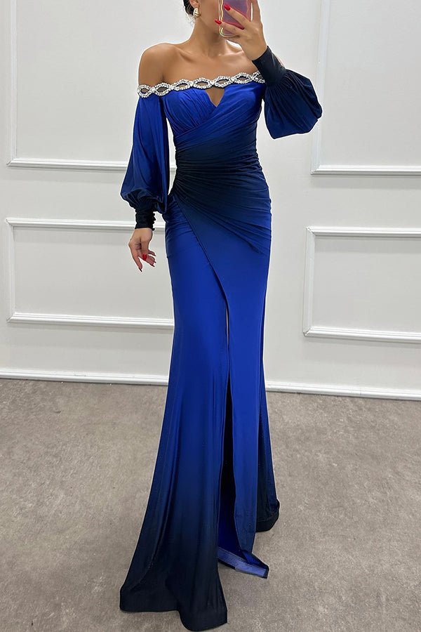 Ombre Elegance Abendkleid