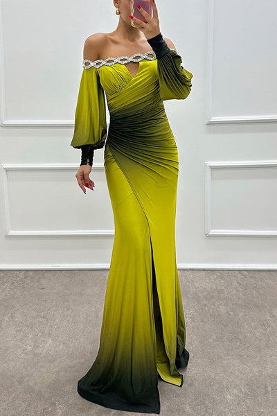 Ombre Elegance Abendkleid
