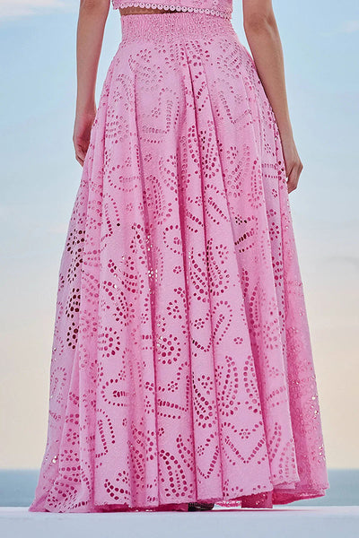 Eliana Two-Piece Set – Summer Look with Maxi Skirt & Embroidery