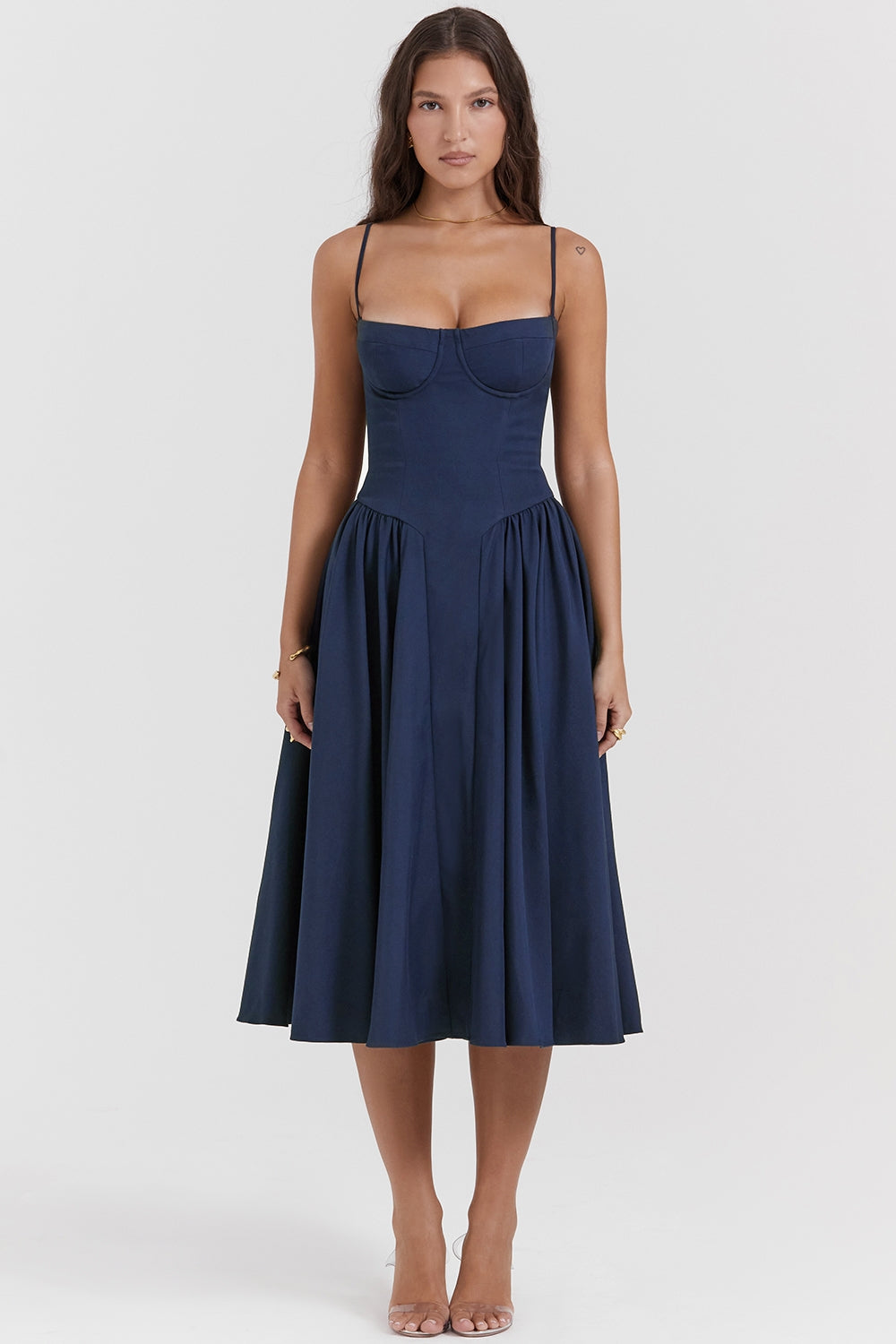 Élise Corset Midi Dress
