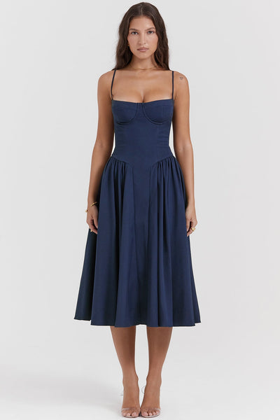 Élise Corset Midi Dress