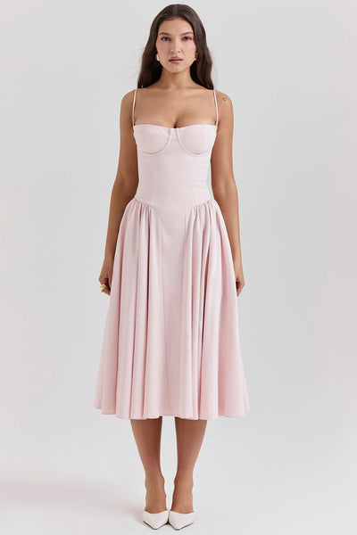 Élise Corset Midi Dress