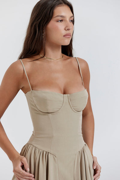 Élise Corset Midi Dress