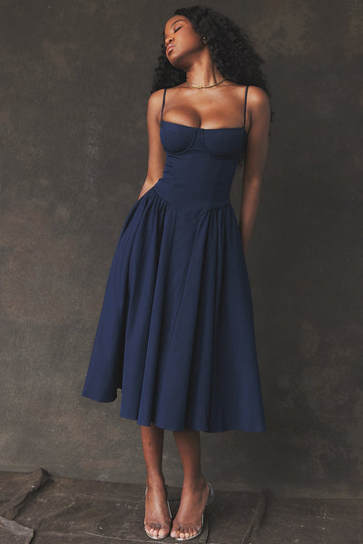 Élise Corset Midi Dress