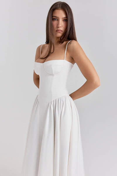 Élise Corset Midi Dress