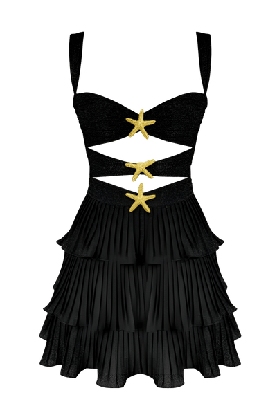 Starlit Waves Mini Dress